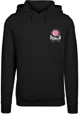 Sunset Charm Fitted Heavy Hoody black 3XL