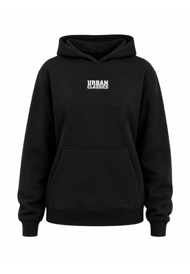 Ladies Fluffy Hoody black L