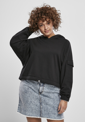 Ladies Short Worker Hoody black 3XL