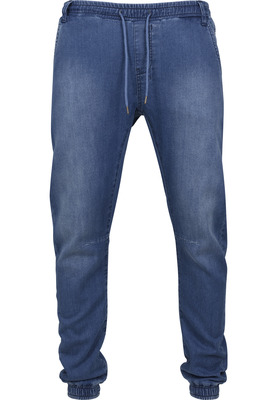 Knitted Denim Jogpants black washed L