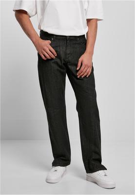 Straight Slit Jeans black raw 30