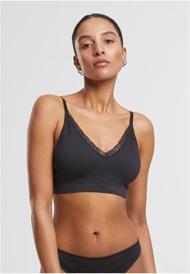 Ladies Padded Rip Bra 2-Pack black+white L