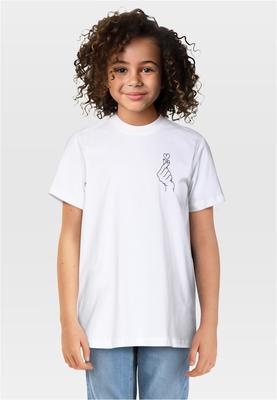 T-Shirt 2 Pack - kurzarm - Butterfly & Love Sign black+white 110/116