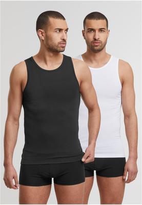 Bamboo Basic Tank Top 2-Pack black+white L