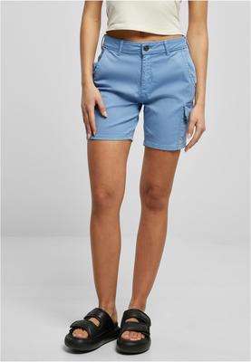 Ladies High Waist Cargo Shorts black 26