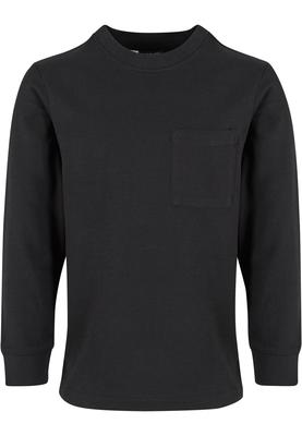 Boys Heavy Oversized Pocket Longsleeve black 110/116