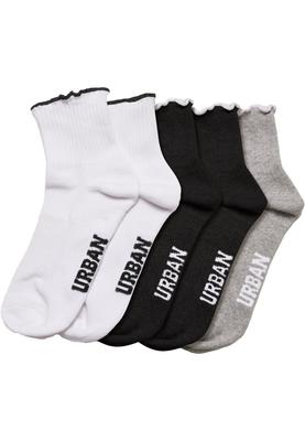 Girly Small Edge Socks 4-Pack multicolor 39-42