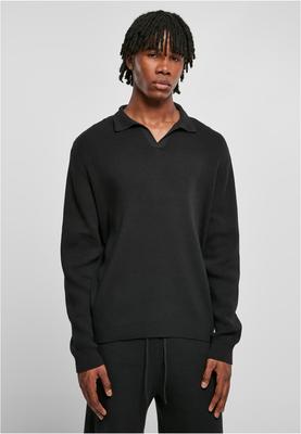 Ribbed Oversized Longsleeve black L