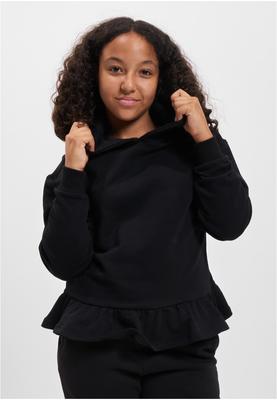 Girls Organic Volants Hoody black 110/116