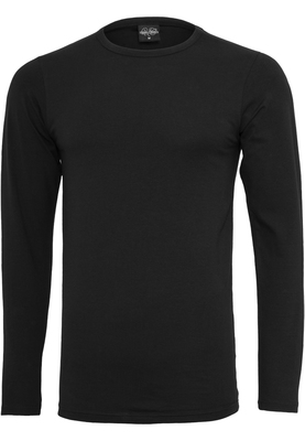 Fitted Stretch L/S Tee black L
