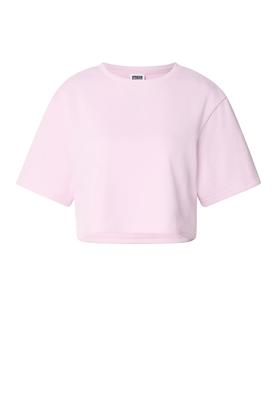 Ladies Light Terry Cropped Tee black 3XL