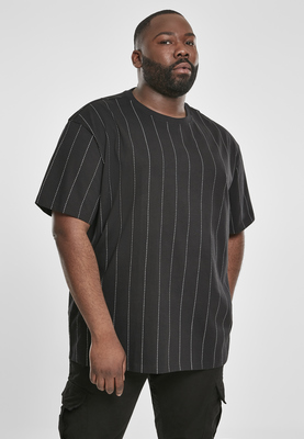 Oversized Pinstripe Tee black 4XL