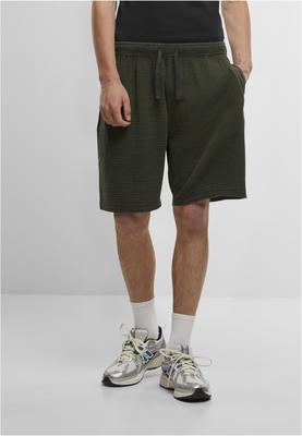 Acid Washed Musselin Shorts black 3XL