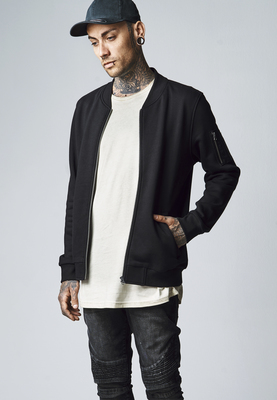Sweat Bomber Jacket black L