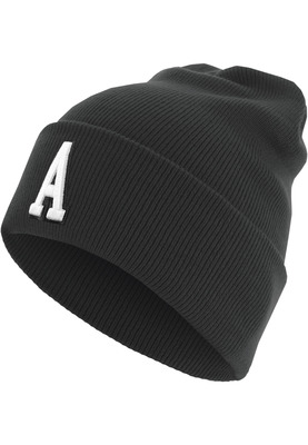 Letter Cuff Knit Beanie A one size