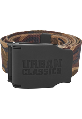 Woven Belt Rubbered Touch UC black 120cm