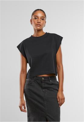 Ladies Oversized Boxy Heavy Tee black 3XL