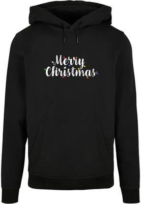 Ladies Merry Christmas Lights Box Tee black 5XL