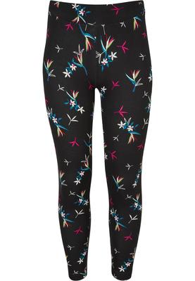 Girls Soft AOP Leggings blacksoftflower 146/152