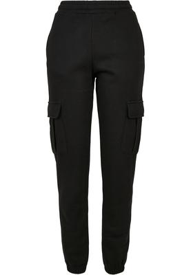Ladies High Waits Cargo Sweat Pants black 3XL