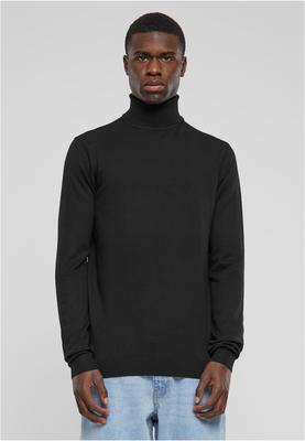 Knitted Turtleneck Sweater black 3XL