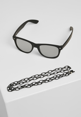 Sunglasses Likoma Mirror With Chain black/silver one size