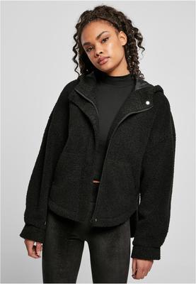Ladies Short Sherpa Jacket black 3XL