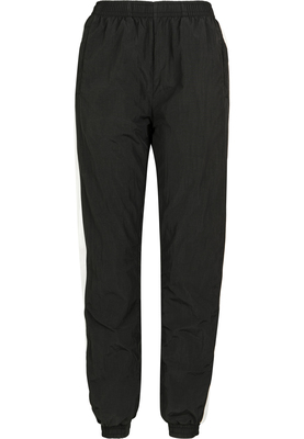 Ladies Striped Crinkle Pants blk/wht 3XL