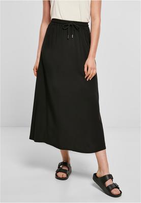 Ladies Viscose Midi Skirt black 3XL
