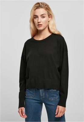 Ladies EcoVero Oversized Basic Sweater black 5XL