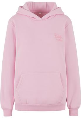 Chill Vibes EMB Fluffy Hoody softpink 3XL