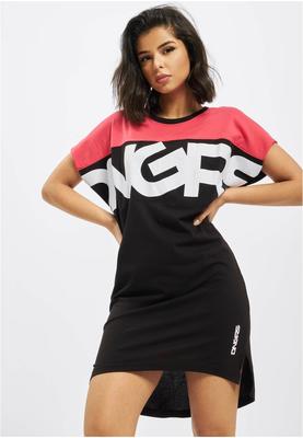 Dangerous DNGRS Pivot Dress black/pink XL