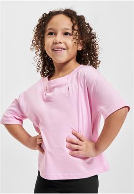 Girls Organic Oversized Pleat Tee girlypink 122/128