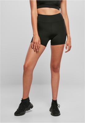 Ladies Recycled High Waist Cycle Hot Pants black 3XL