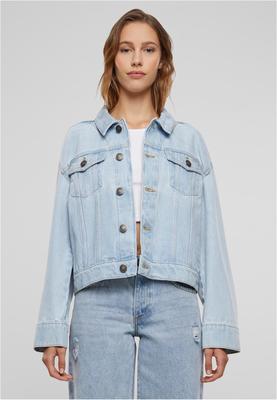 Ladies 80s Oversized Denim Jacket new light blue washed 3XL
