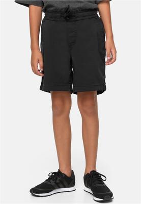 Boys Strech Twill Joggshorts black 110/116