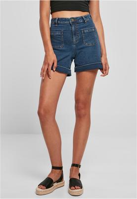 Ladies Vintage Denim Shorts black washed 26