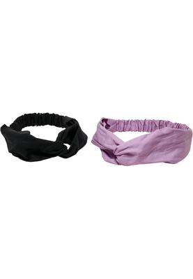 Light Basic Headband 2-Pack lilac/black one size