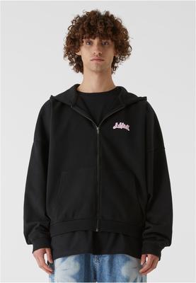Lost Youth Zip Hoody - Flower Waves black 3XL