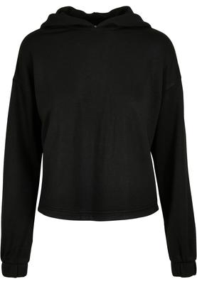 Ladies Oversized Shaped Modal Terry Hoody black 3XL