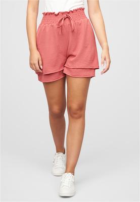 Musselin Shorts 2-Lagig mit Gummibund rosa L