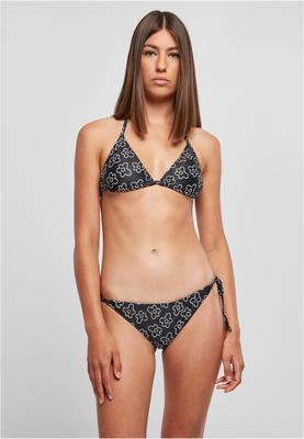 Ladies Triangle Pattern Bikini leaf green L