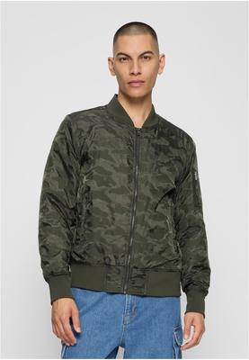 Tonal Camo Bomber Jacket black L