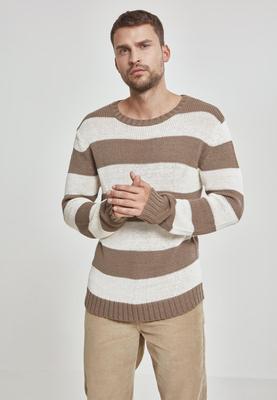 Striped Sweater blk/wht 3XL