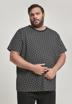 Allover Logo Tee black 3XL