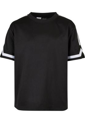 Boys Oversized Stripes Mesh Tee black 110/116