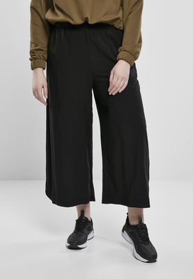 Ladies Wide Viscose Culotte black 3XL
