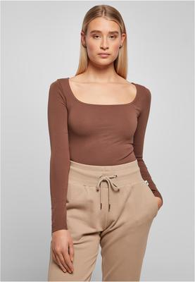 Ladies Organic Longsleeve Body bark S