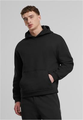 Oversized Light Brushed Fleece Hoody black L