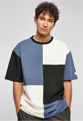 Starter Patchwork Oversize Tee vintagegreen/palewhite/white M